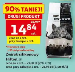 Auchan Żwirek silikonowy Hilton, 5 l oferta