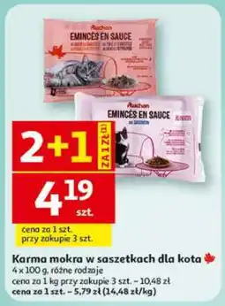 Auchan Auchan Emincés en Sauce oferta