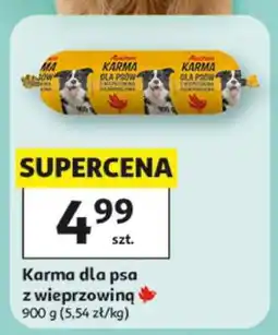 Auchan Karma dla psa z wieprzowiną oferta