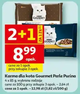 Auchan Karma dla kota Gourmet Perle Purina oferta