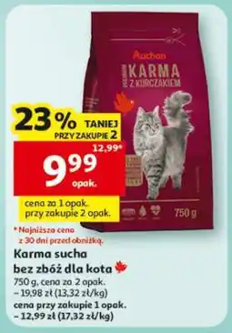 Auchan Auchan Karma z kurczakiem oferta