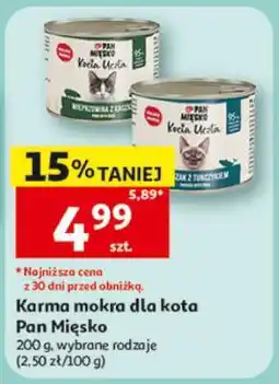 Auchan Karma mokra dla kota Pan Mięsko oferta