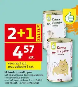 Auchan Karma dla psów oferta
