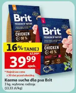 Auchan Karma sucha dla psa Brit oferta