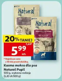 Auchan Karma mokra dla psa Natural, Pupil oferta