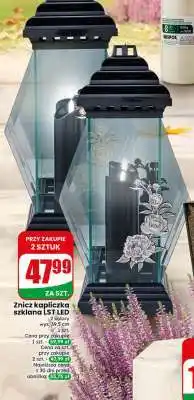 Dino Znicz kapliczka szklana LST LED oferta