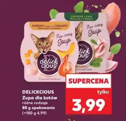 Kaufland DELICKCIOUS Zupa dla kotów oferta