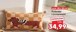 Kaufland Poduszka z pomponami oferta