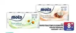 TomiMarkt Papier toaletowy 8-pak Sensitive mleczko kokosowe Mola oferta