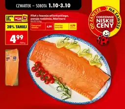 Biedronka Filet z łososia atlantyckiego porcja rodzinna Marinero oferta