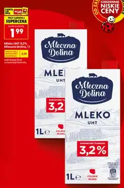 Biedronka Mleko UHT Mleczna Dolina 3,2% oferta