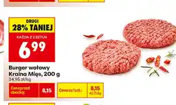 Biedronka Burger wołowy Kraina Mięs oferta
