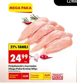 Biedronka Polędwiczki z kurczaka Mega Paka Kraina Mięs oferta