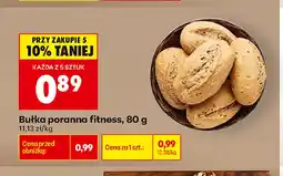 Biedronka Bułka poranna fitness oferta