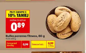 Biedronka Bułka poranna fitness oferta