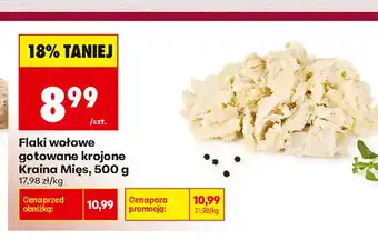 Biedronka Flaki wołowe gotowane krojone Kraina Mięs oferta