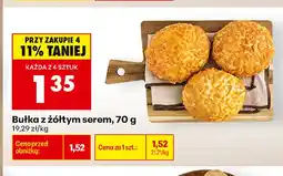 Biedronka Bułka z żółtym serem oferta