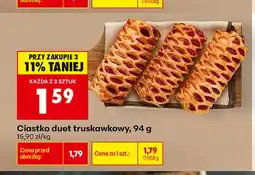 Biedronka Ciastko duet truskawkowy oferta