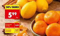 Biedronka Cytryny na wagę oferta