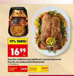 Biedronka Kaczka nadziewana jabłkami i pomarańczami Prosto do piekarnika Biedronka oferta