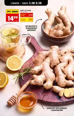 Biedronka Imbir na wagę oferta