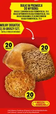 Biedronka Bułka z ziarnem długa fermentacja oferta
