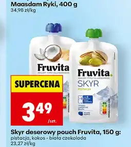 Biedronka Skyr deserowy pouch Fruvita pistacja oferta