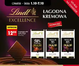 Biedronka Czekolada mild Lindt 50% oferta