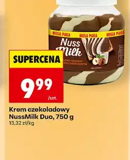 Biedronka Krem czekoladowy NussMilk Duo oferta