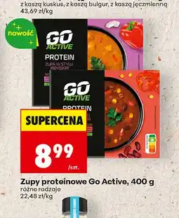Biedronka Zupy proteinowe Go Active oferta