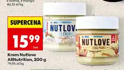 Biedronka Krem Nutlove White Choco Peanut AllNutrition oferta
