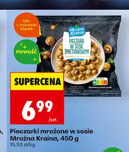Biedronka Pieczarki mrożone w sosie Mroźna Kraina oferta