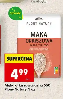 Biedronka Mąka orkiszowa jasna 650 Plony Natury oferta