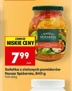 Biedronka Sałatka z zielonych pomidorów Nasza Spiżarnia oferta
