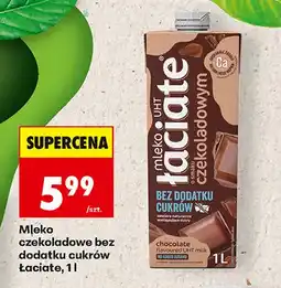 Biedronka Mleko czekoladowe bez dodatku cukrów Łaciate oferta