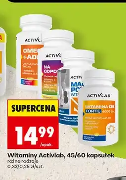 Biedronka Witaminy Activlab oferta