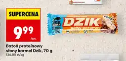 Biedronka Baton proteinowy słony karmel Dzik oferta