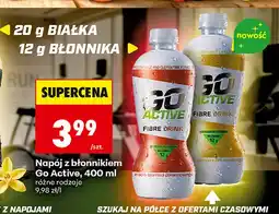 Biedronka Napój z błonnikiem Go Active red orange and clementine oferta