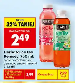Biedronka Herbata ice tea Remsey biała o smaku wiśni oferta