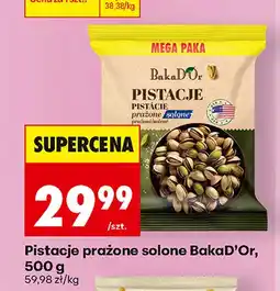Biedronka Pistacje prażone solone BakaD'Or oferta