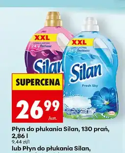 Biedronka Płyn do płukania Silan 130 prań oferta