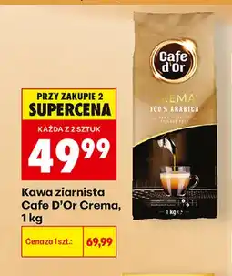 Biedronka Kawa ziarnista Cafe d'Or Crema oferta