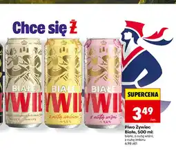 Biedronka Piwo Żywiec Białe oferta