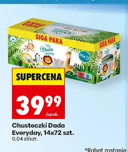 Biedronka Chusteczki Dada Everyday 14-pak oferta