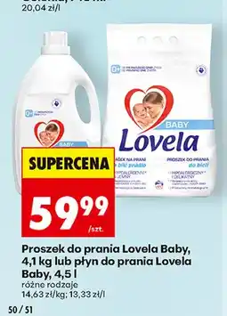 Biedronka Proszek do prania Lovela Baby oferta