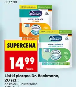Biedronka Listki piorące Dr. Beckmann do koloru oferta