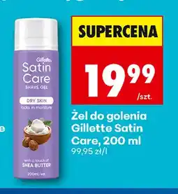 Biedronka Żel do golenia Gillette Satin Care oferta