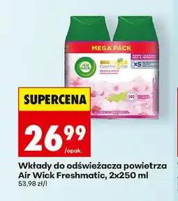 Biedronka Wkłady do odświeżacza powietrza Air Wick Freshmatic 2-pak oferta
