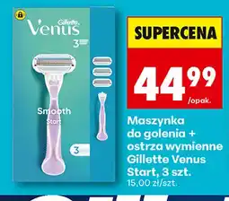 Biedronka Maszynka do golenia + ostrza wymienne Gillette Venus Start oferta