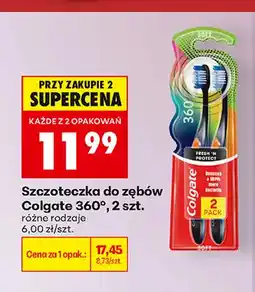 Biedronka Szczoteczka do zębów Colgate 360° oferta